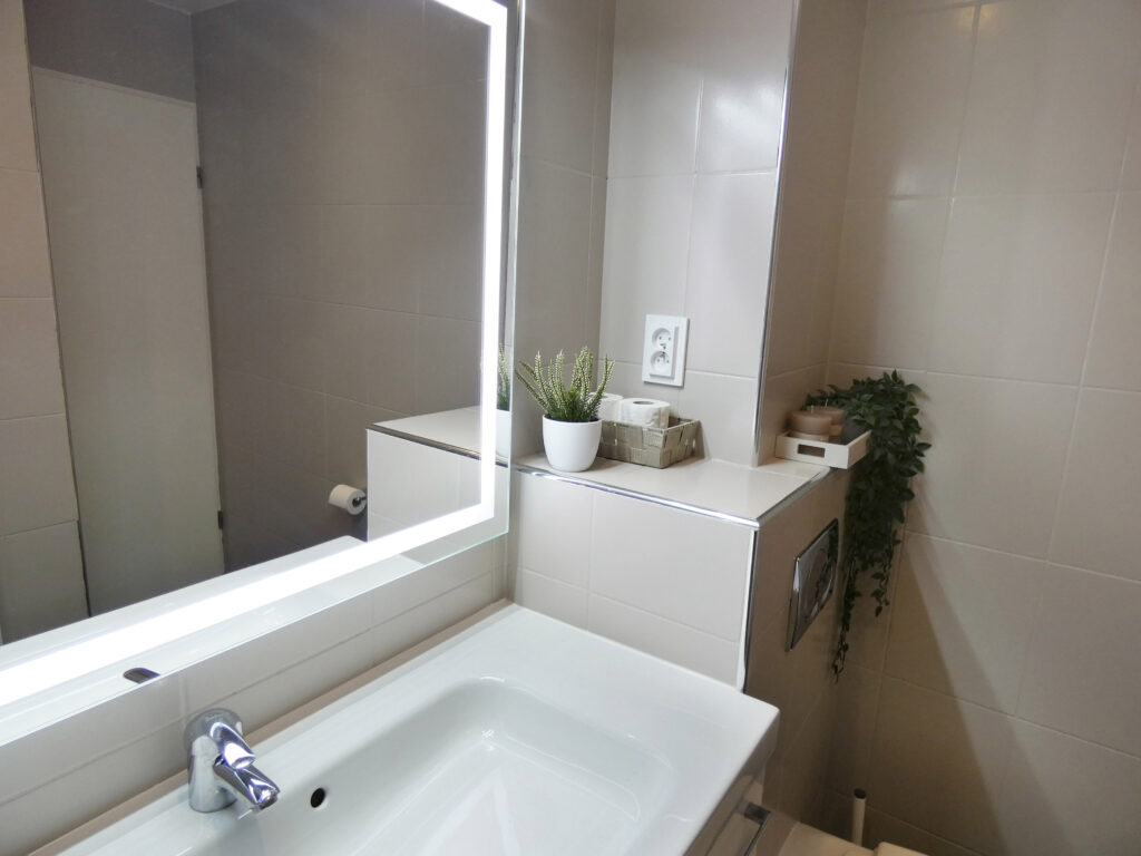 maison à vendre les Molières salle de bain miroir led anti buée